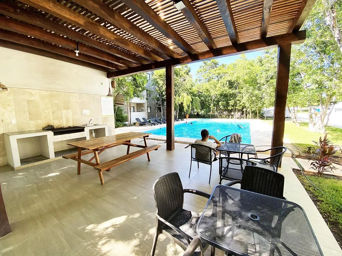 Lujoso Y Bello Condo Estilo Boho Tulum Playa del Carmen Apartment