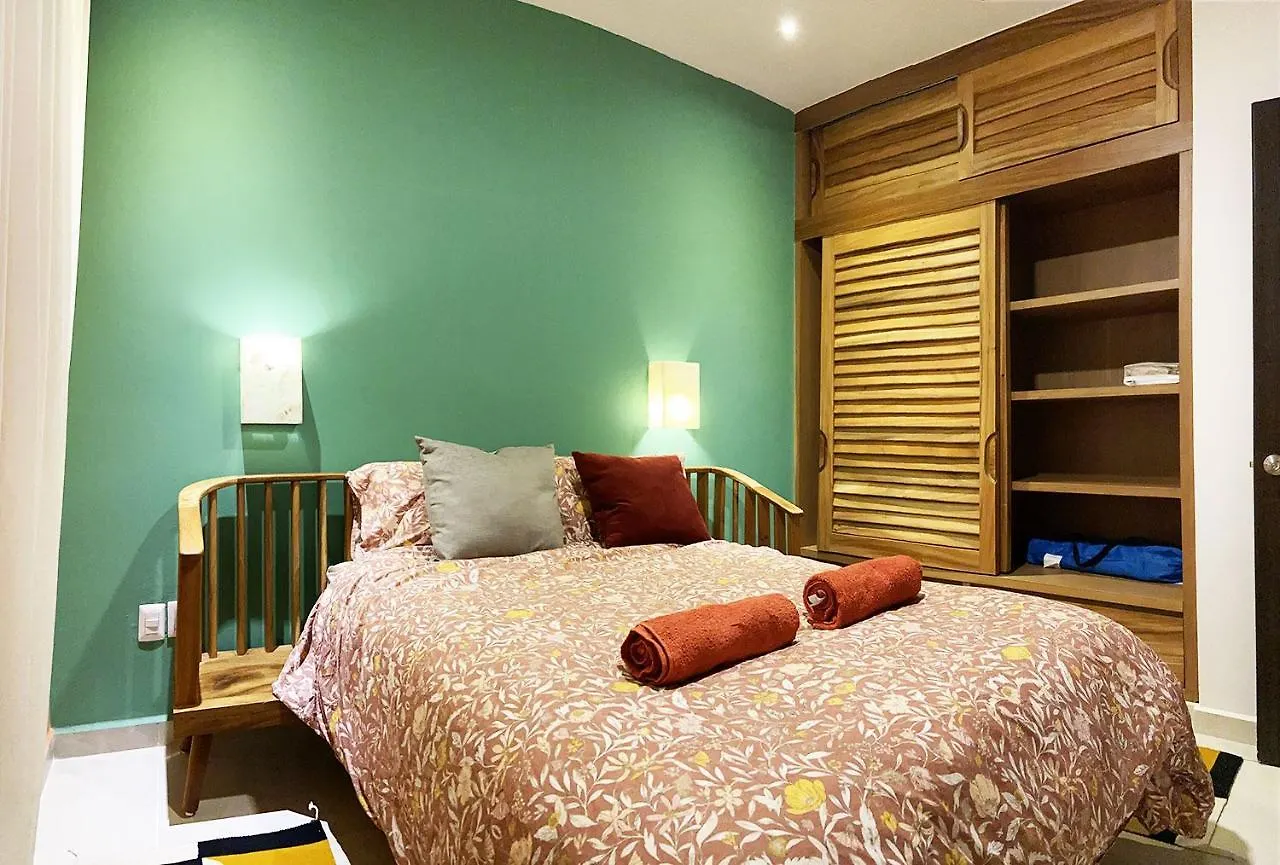 Lujoso Y Bello Condo Estilo Boho Tulum Playa del Carmen México