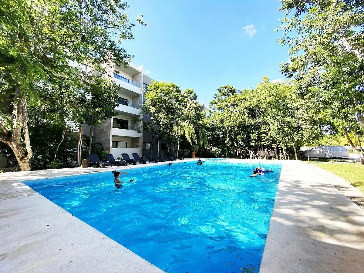 Lujoso Y Bello Condo Estilo Boho Tulum Playa del Carmen 0*,  México
